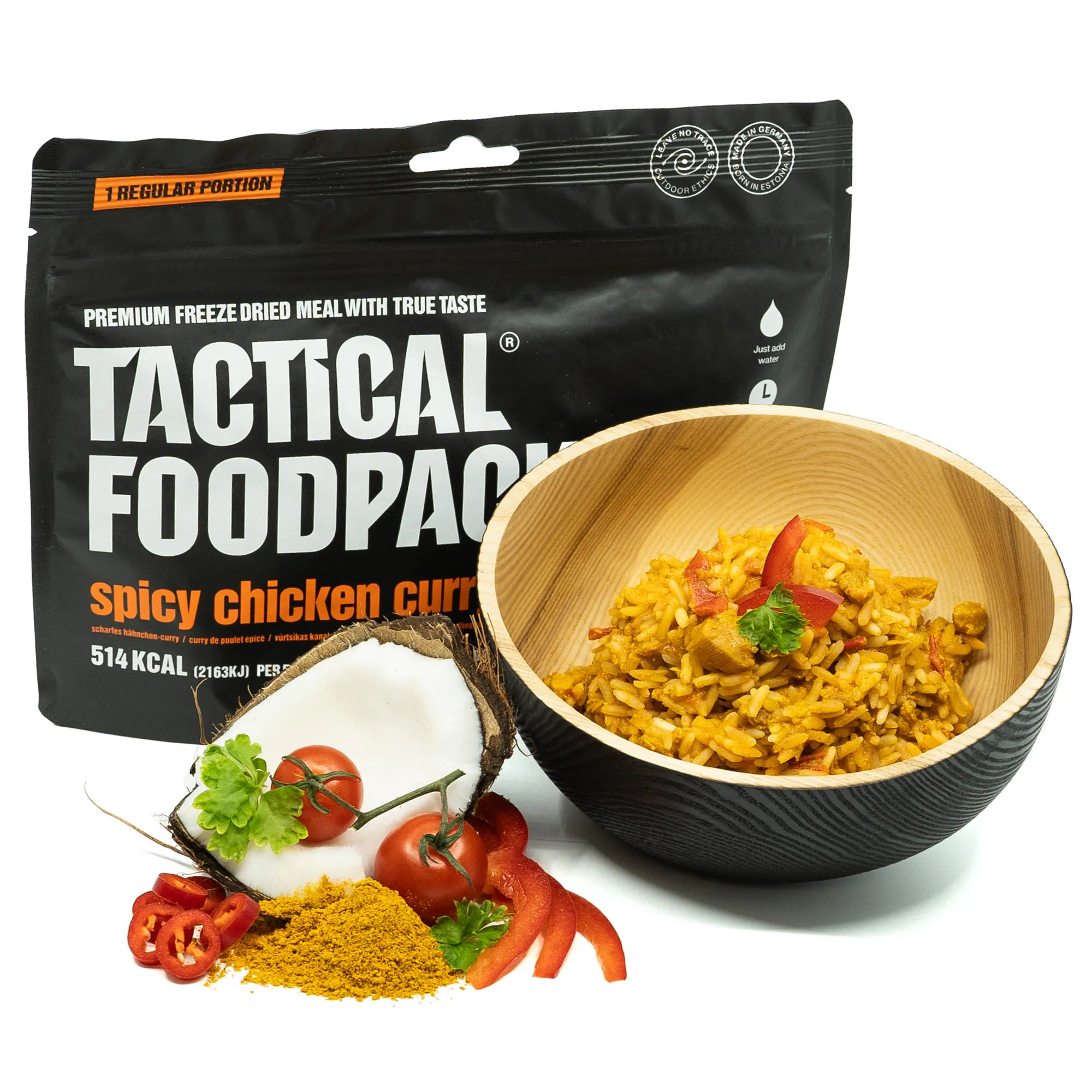 Tactical Foodpack Spicy Chicken Curry prepared meal