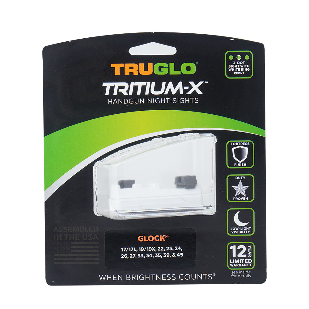 TruGlo Tritium-X TG231G1XW pakend Glocki sobivusloendiga