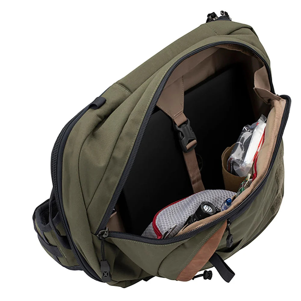 Vertx Small Overflow Mesh Pouch in a Vertx bag with organized everyday carry gear