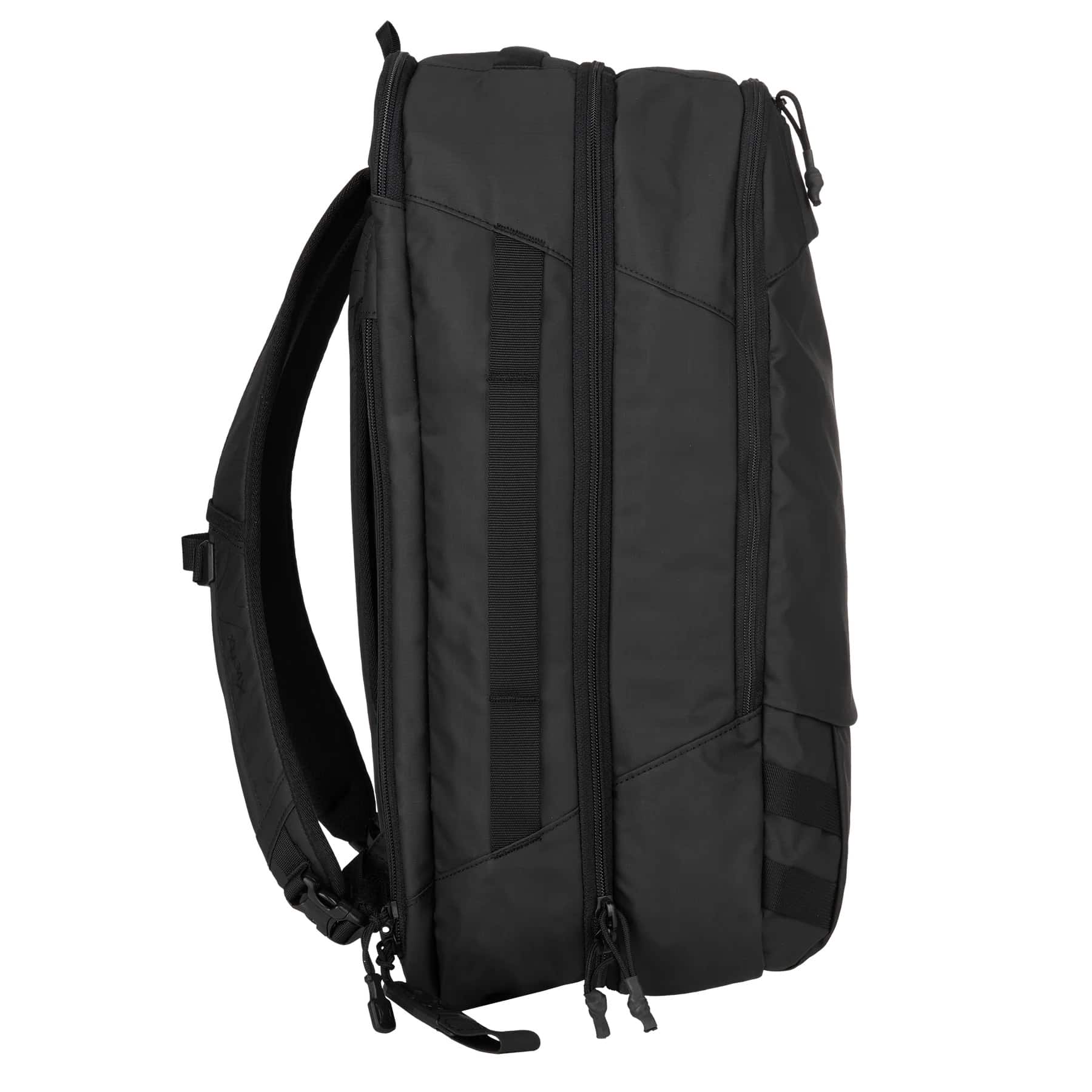 Vertx Urban Ghost Weekender 36L Travel Bag Black Left Side View