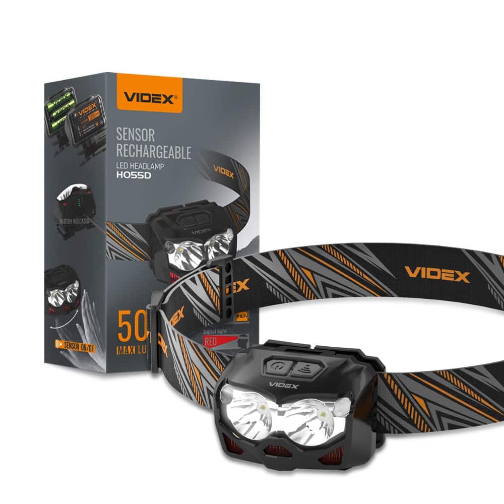 Videx H055D Headlamp - 500 lm package