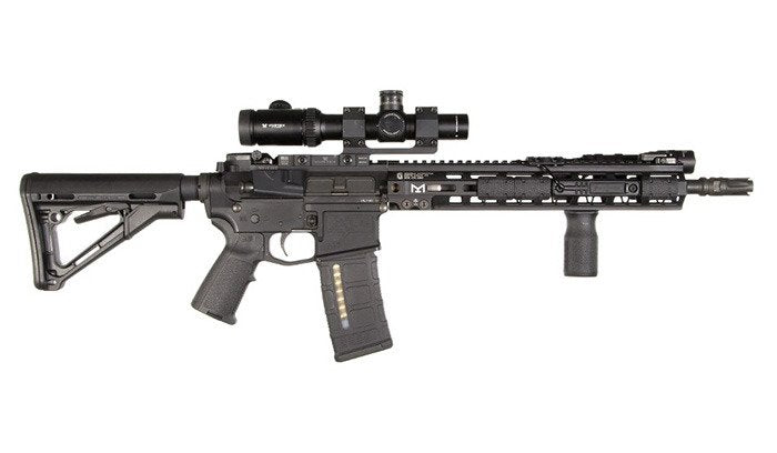 Magpul M-LOK MVG Vertical Grip on the rifle