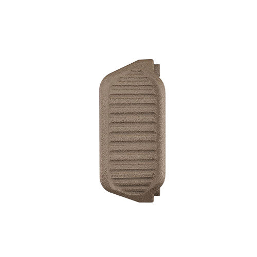 Magpul M-LOK Thumb Shelf FDE side view showing textured thumb contact surface